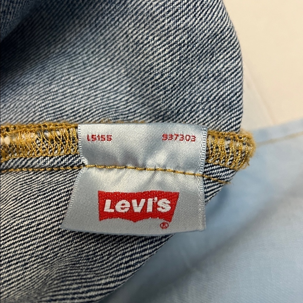 LEVI’S 501 MENS MEDIUM WASH STRAIGHT LEG JEANS 34x29 - Picture 6 of 16
